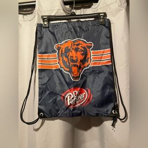 Chicago Bears cinch backpack. Like New. Never used.